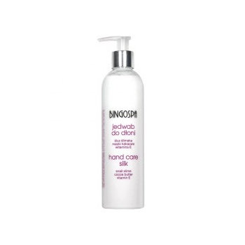 BINGOSPA Jedwab do dłoni śluz ślimaka, masło kakaowe, witamina E 280g